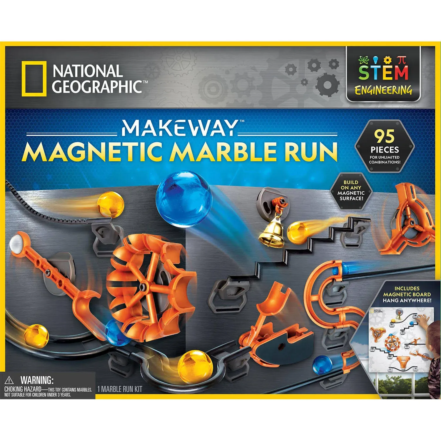 National Geographic Magnetic Marble Run Stem Makeway