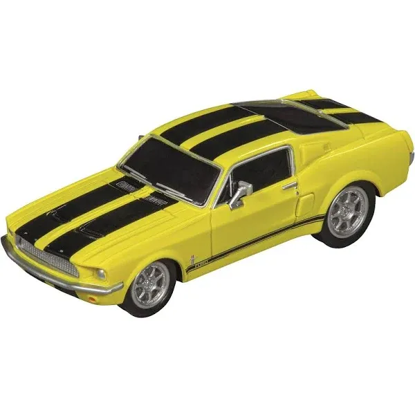 64212 Carrera GO!!! 1967 Ford Mustang Race Yellow 1:43 Slot Car