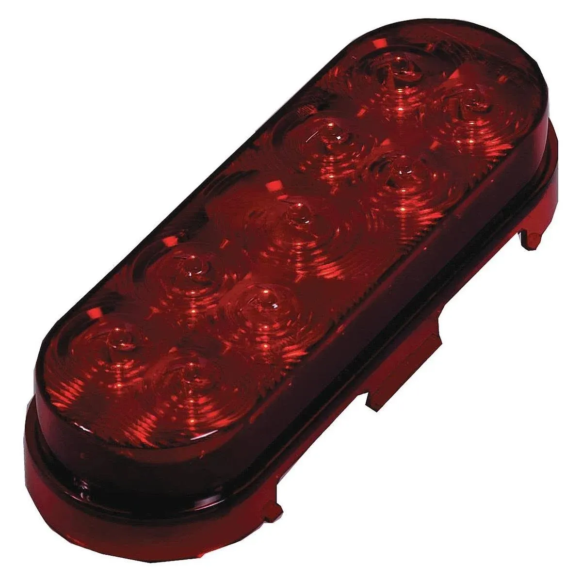 Maxxima M63322R Red 6" Oval Stop Tail Turn Light