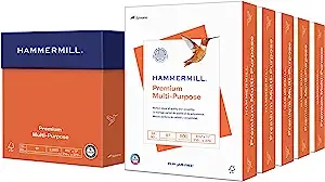 Hammermill Premium Multipurpose Paper 20-Lb. 8.5 x 11 White 2500-carton