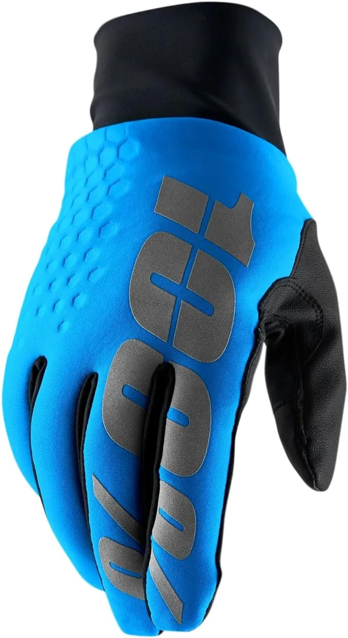 100% Hydromatic Brisker Gloves (Large, Blue)