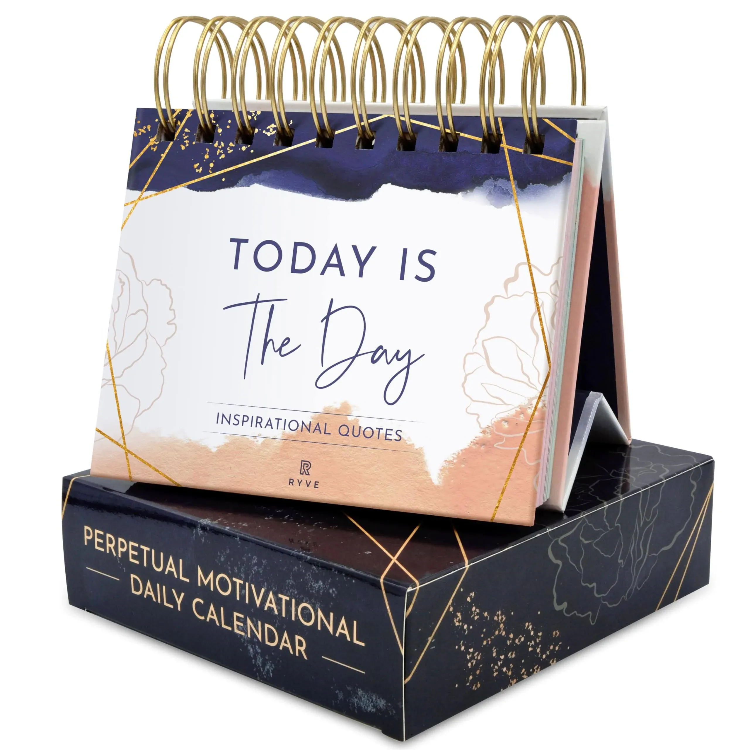 Ryve Motivational Calendar - Daily Flip Calendar with Inspirational Quotes ...