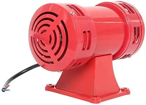 YaeCCC Air Raid Siren,110V Siren Alarm 150db 60HZ,Industry Electric Motor Driven Siren,Super Loud Siren Alarm for Home and Outdoor Siren