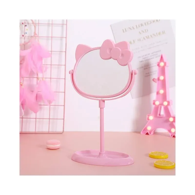 VNSPORT Desk Mirror, Kitty Cat Shape-Kawaii &Vanity Makeup Mirror for You in ...