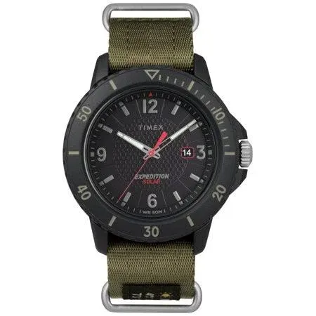 Timex Expedition Gallatin Men's 44mm Tw4b14500 Solar Watch in Green Green/Black