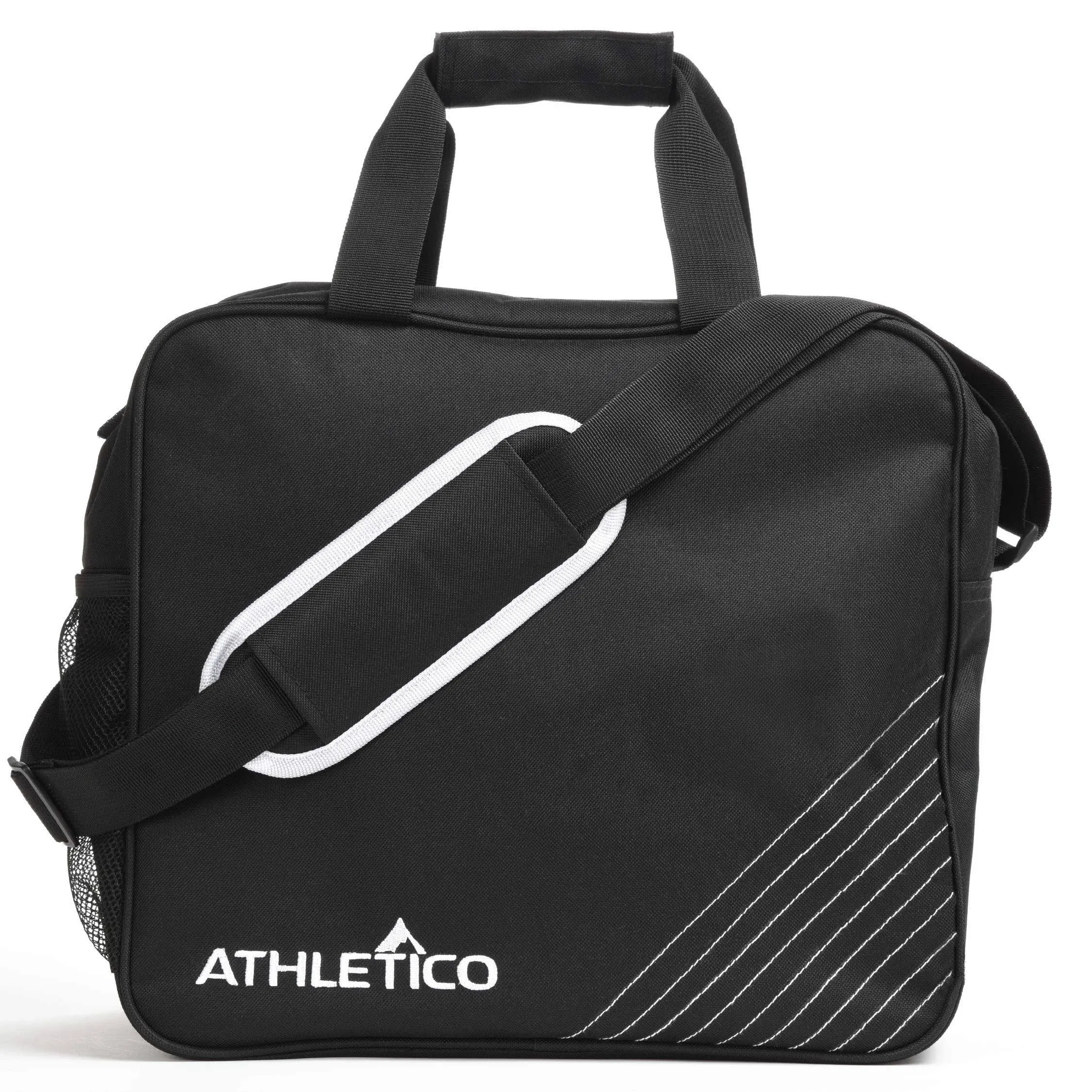 Athletico Essential Bowling Bag - Single Ball Tote One Size, Black 