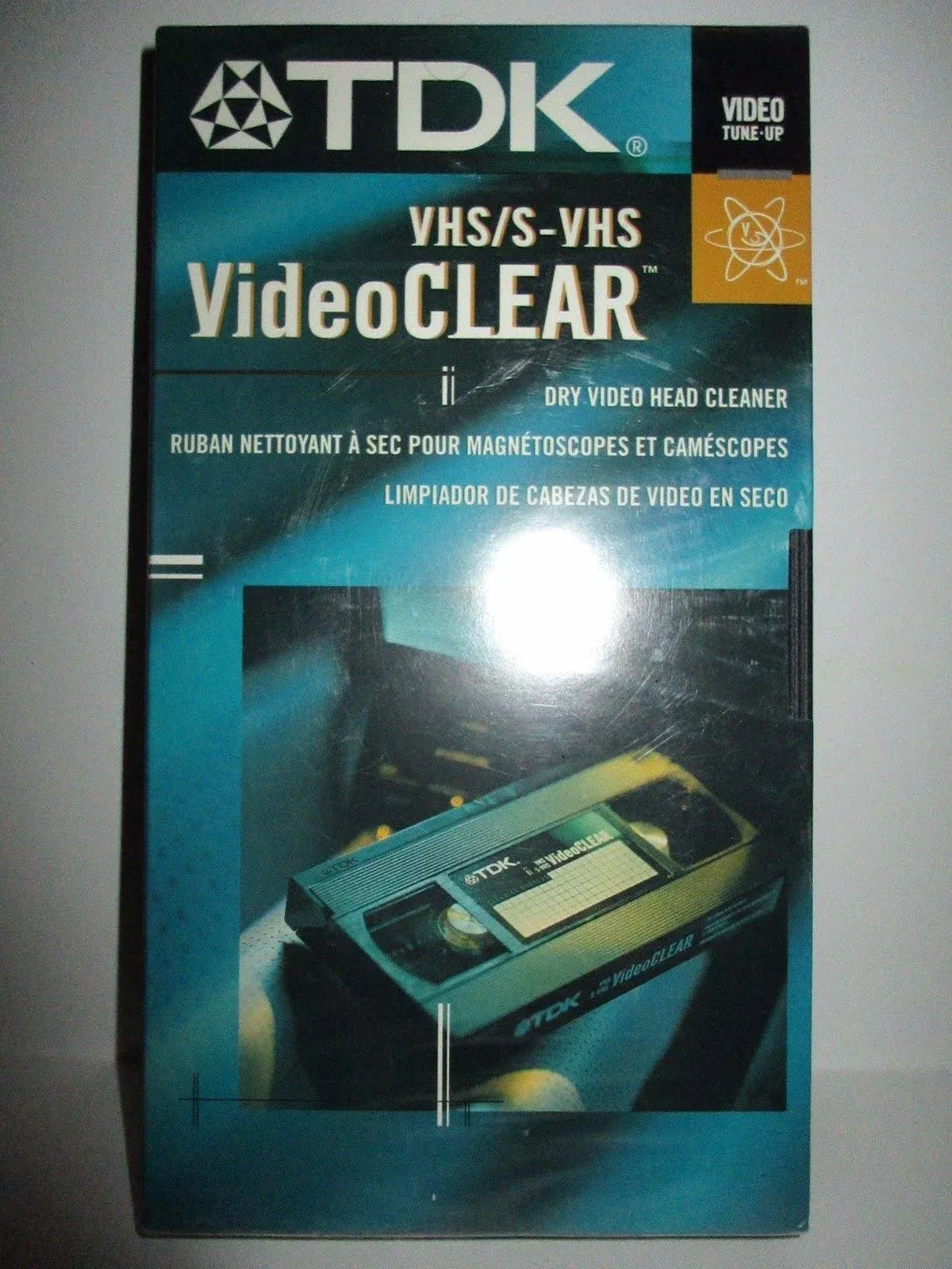 Memorex VHS Wet Type VIDEO TAPE HEAD CLEANER Unused Unopened VCR NEW