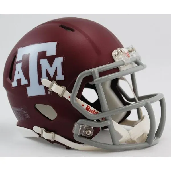 Texas A&M Aggies Riddell Speed Mini Replica Football Helmet, 5"