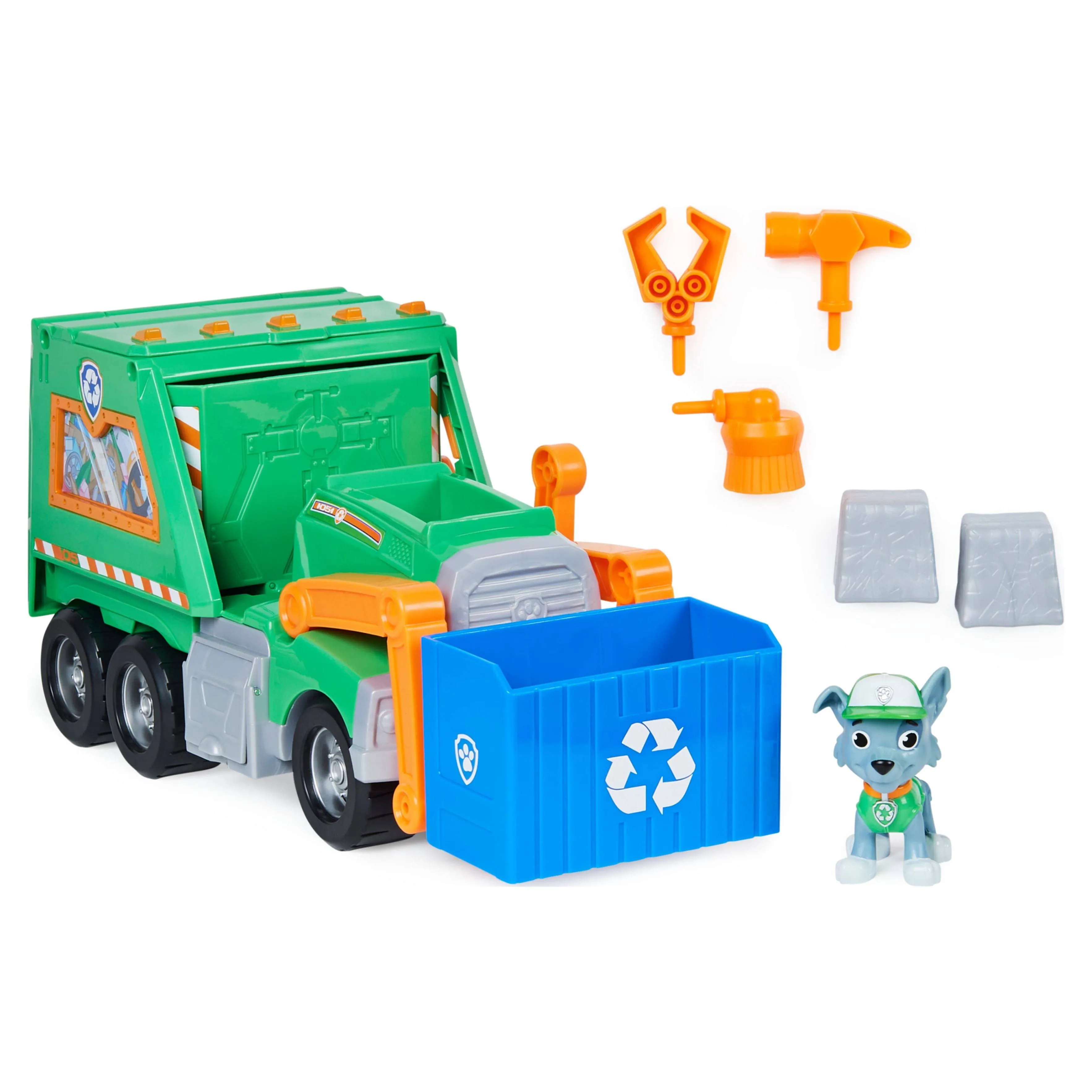 Paw Patrol Rocky Reuse It Truck, Nickelodeon Recycle Toy Truck For Kids NEW