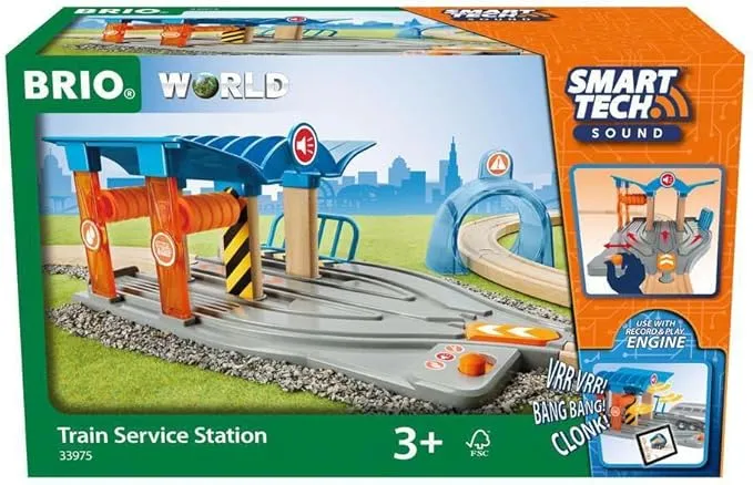 BRIO 33975 Smart Tech Sound Train Service Station