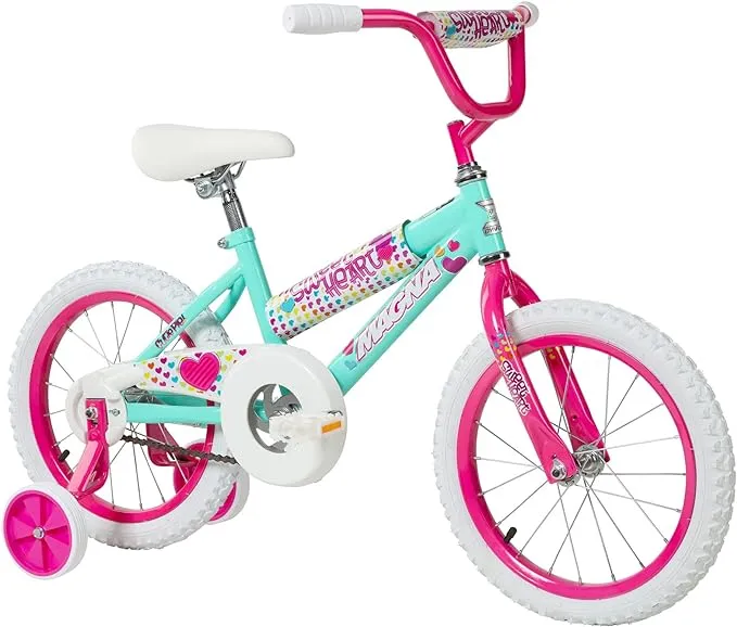 Dynacraft Magna Sweetheart 12" Children's Bike – Fun and Colorful Design, Sturdy and Durable, Perfect for Kids Learning to Ride, Easy to Assemble, Ideal for Young Riders