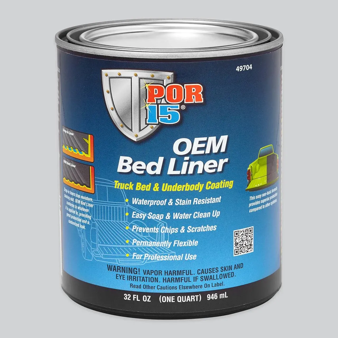 POR-15 49704 - OEM Bed Liner Coating Quart