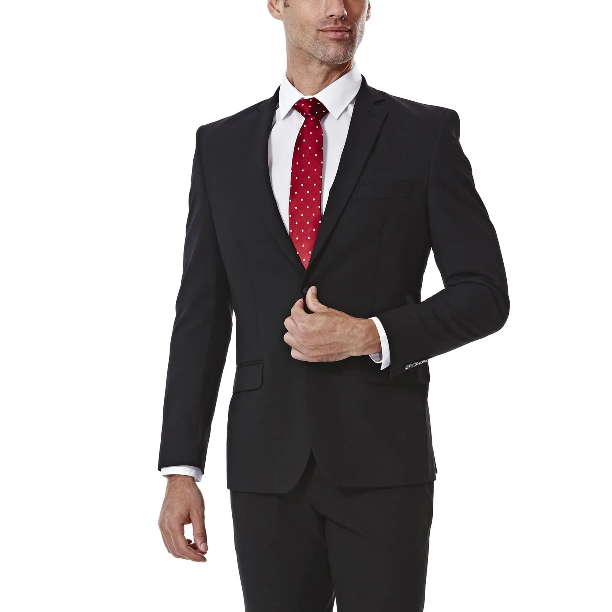 J.M. Men’s Slim-Fit 4-Way Stretch Suit Jacket