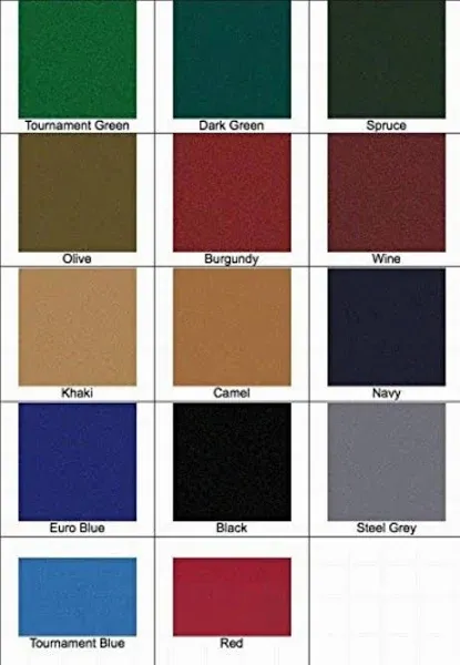 New 8&#039; Proform High Speed Pool Table Cloth Felt - Euro Blue - Ships Fast