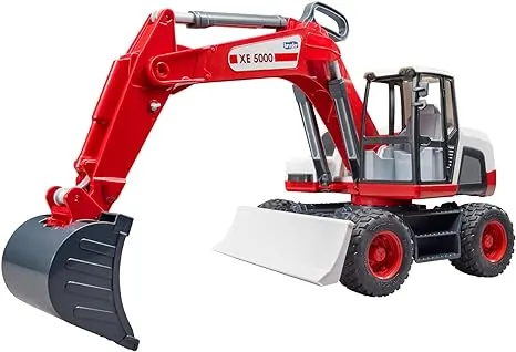 Bruder 03411 Wheeled Excavator Red/White