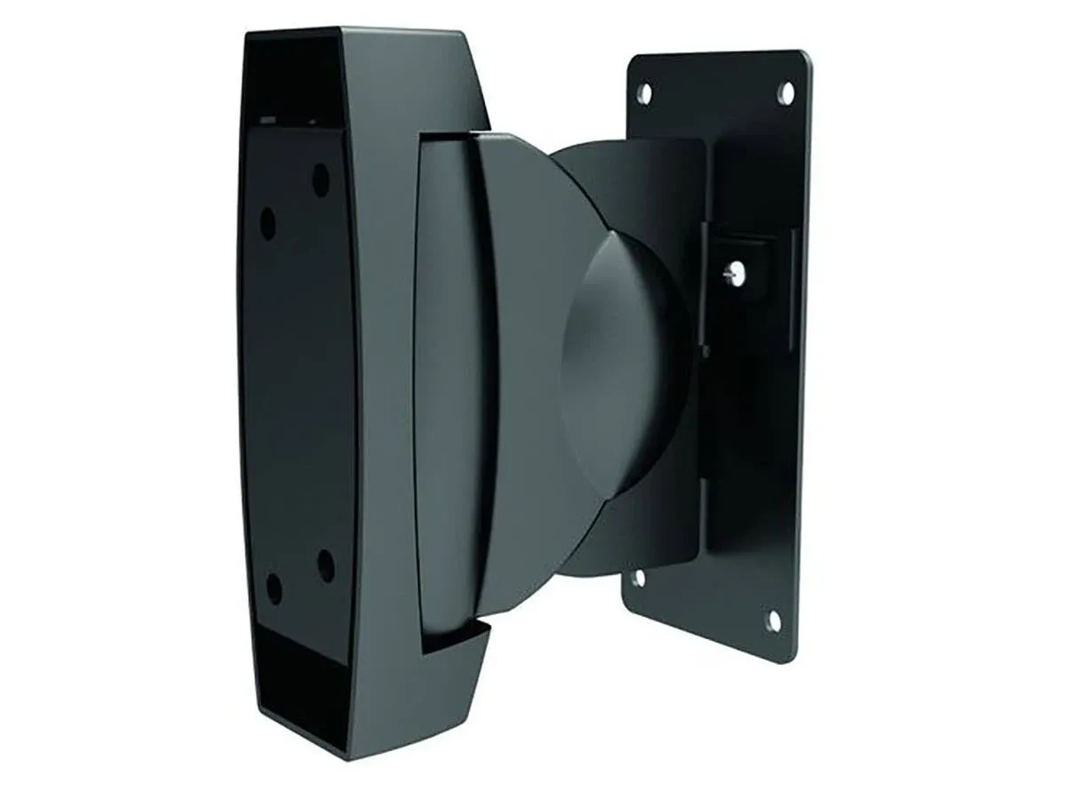 Monoprice Adjustable 22 lb. Capacity Speaker Wall Mount Brackets (Pair) Black