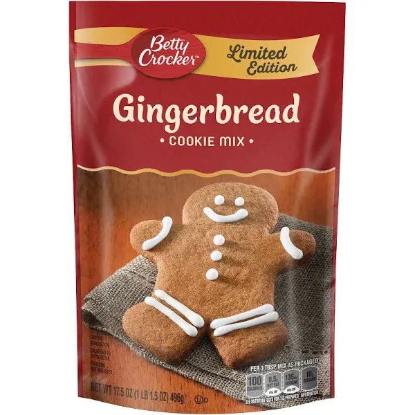 Betty Crocker Cookie Mix Gingerbread