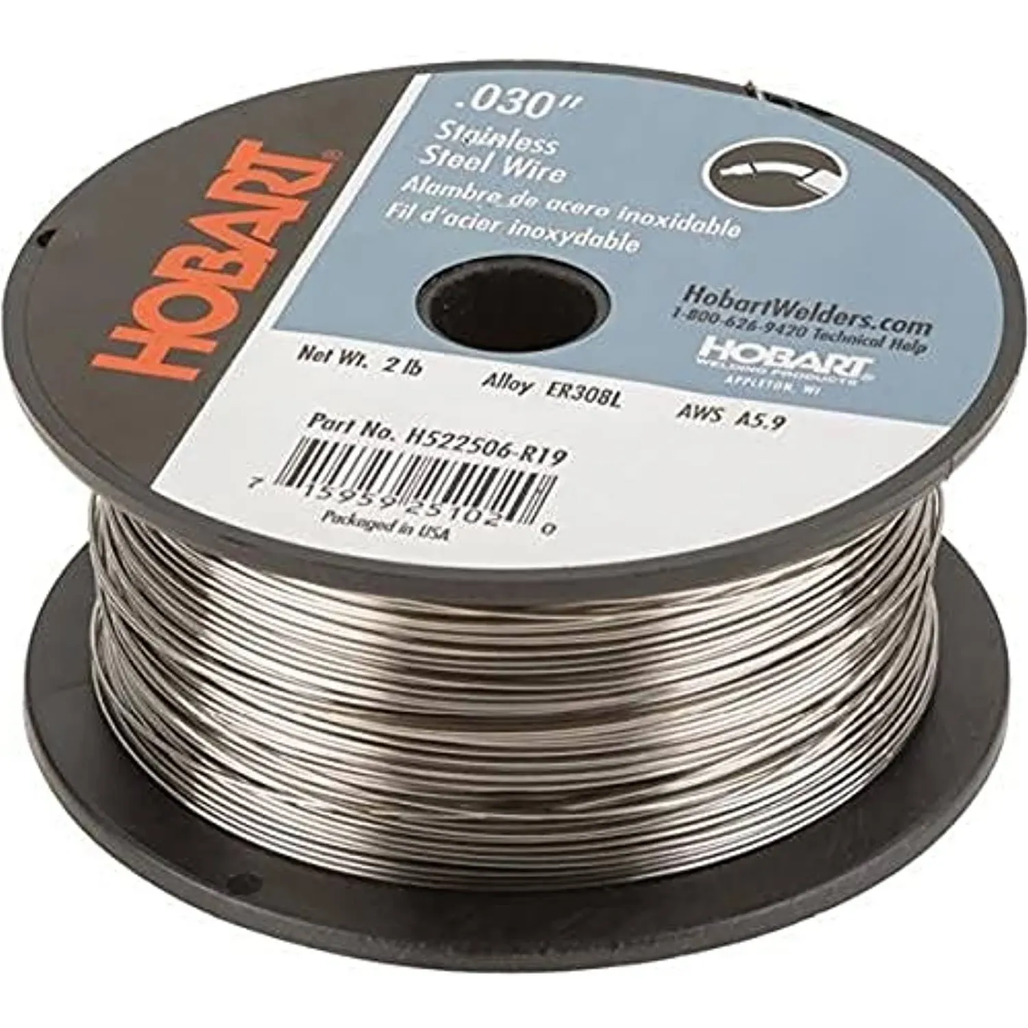 Hobart 2 lb .030 ga SS308L Welding Wire Spool - H522506-R19 | Blain's Farm & Fleet