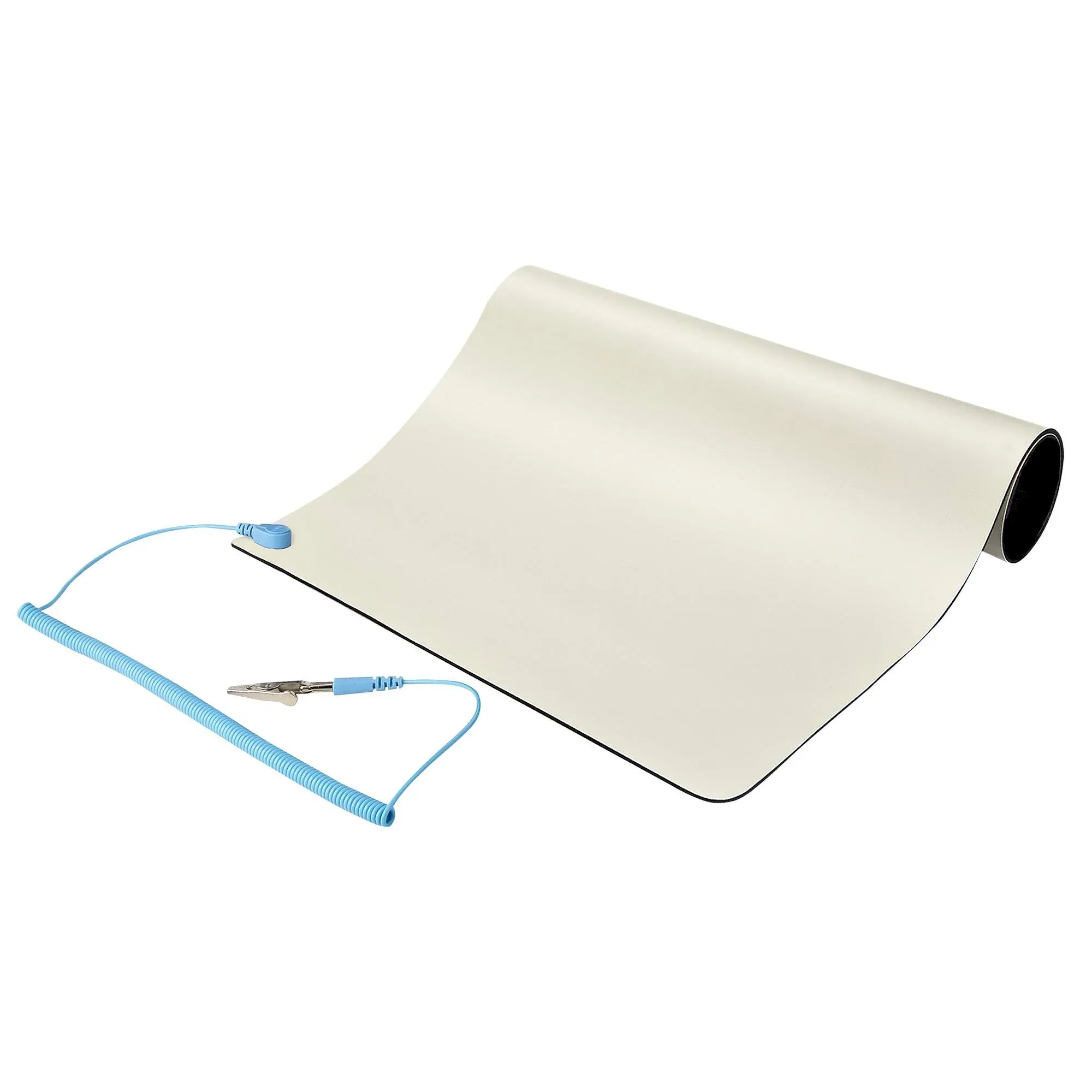 StarTech.com Anti-Static Mat - 25” x 27.5” Electrical Grounding Desk Pad - For Home or Work - Beige (M3013)