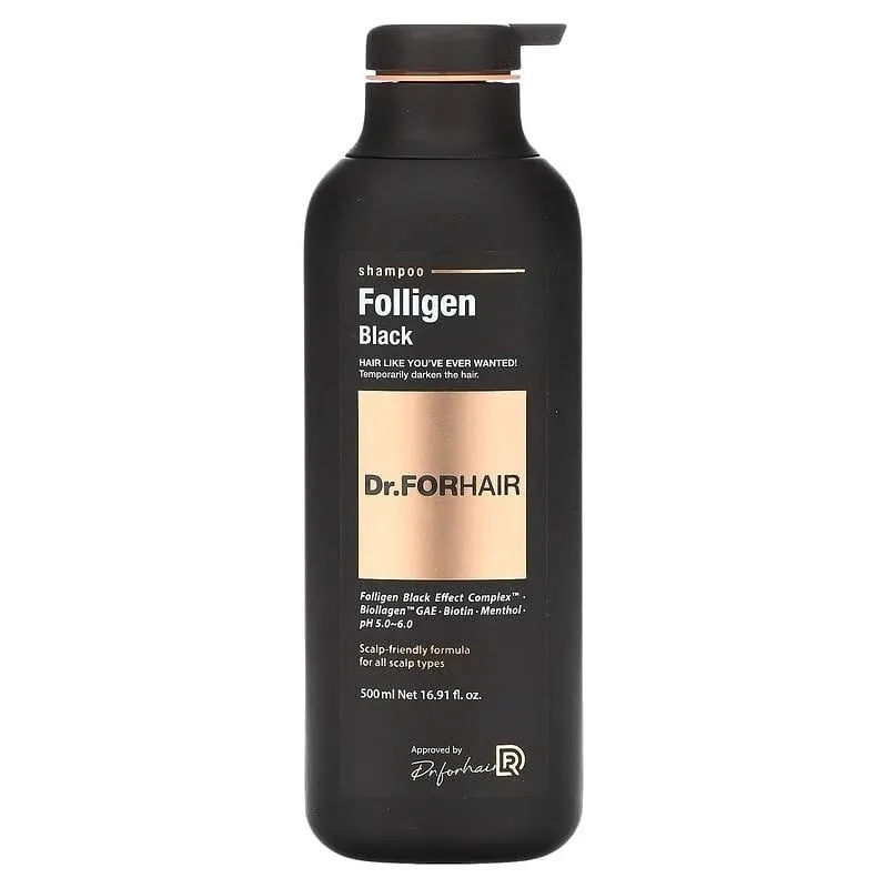 Dr.FORHAIR Folligen Black Shampoo 500ml