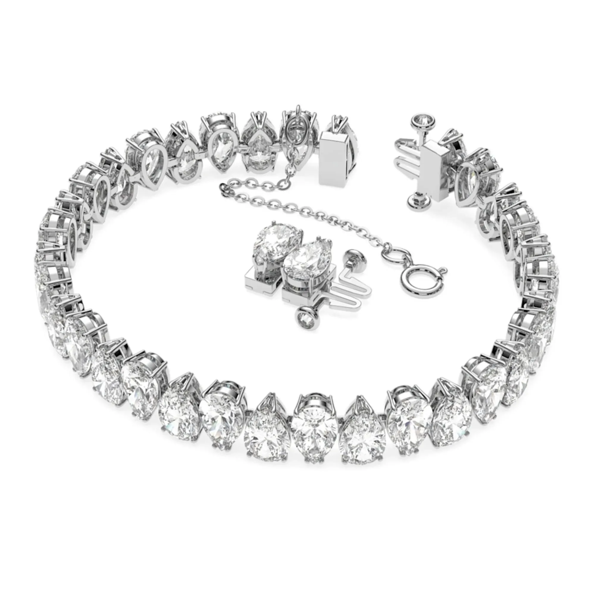 Authentic Swarovski 5598350 Pear Bracelet