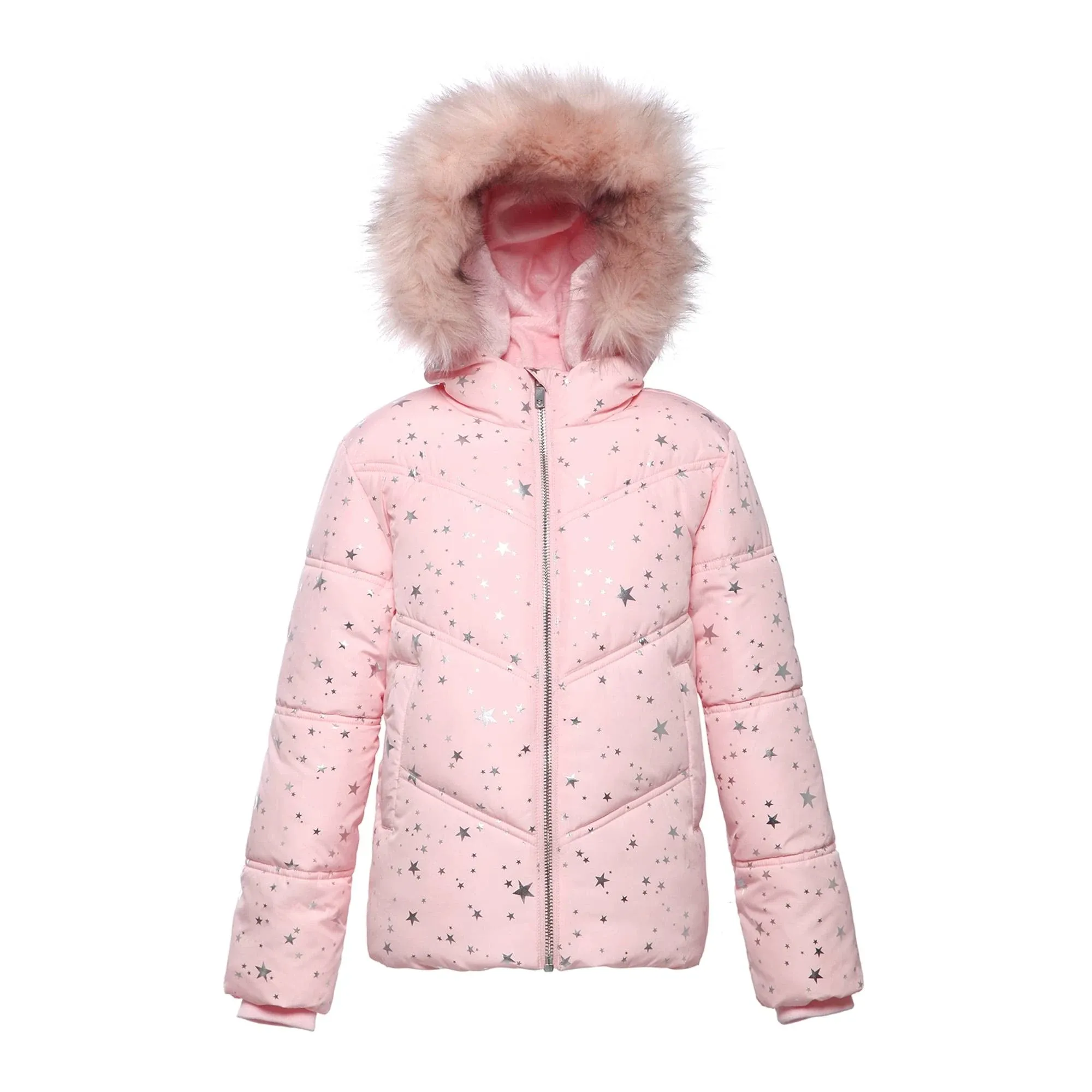 Girls' Heavyweight Puffer Jacket Bubble Coat | Rokka&Rolla Xs (4-5) / Crystal ...