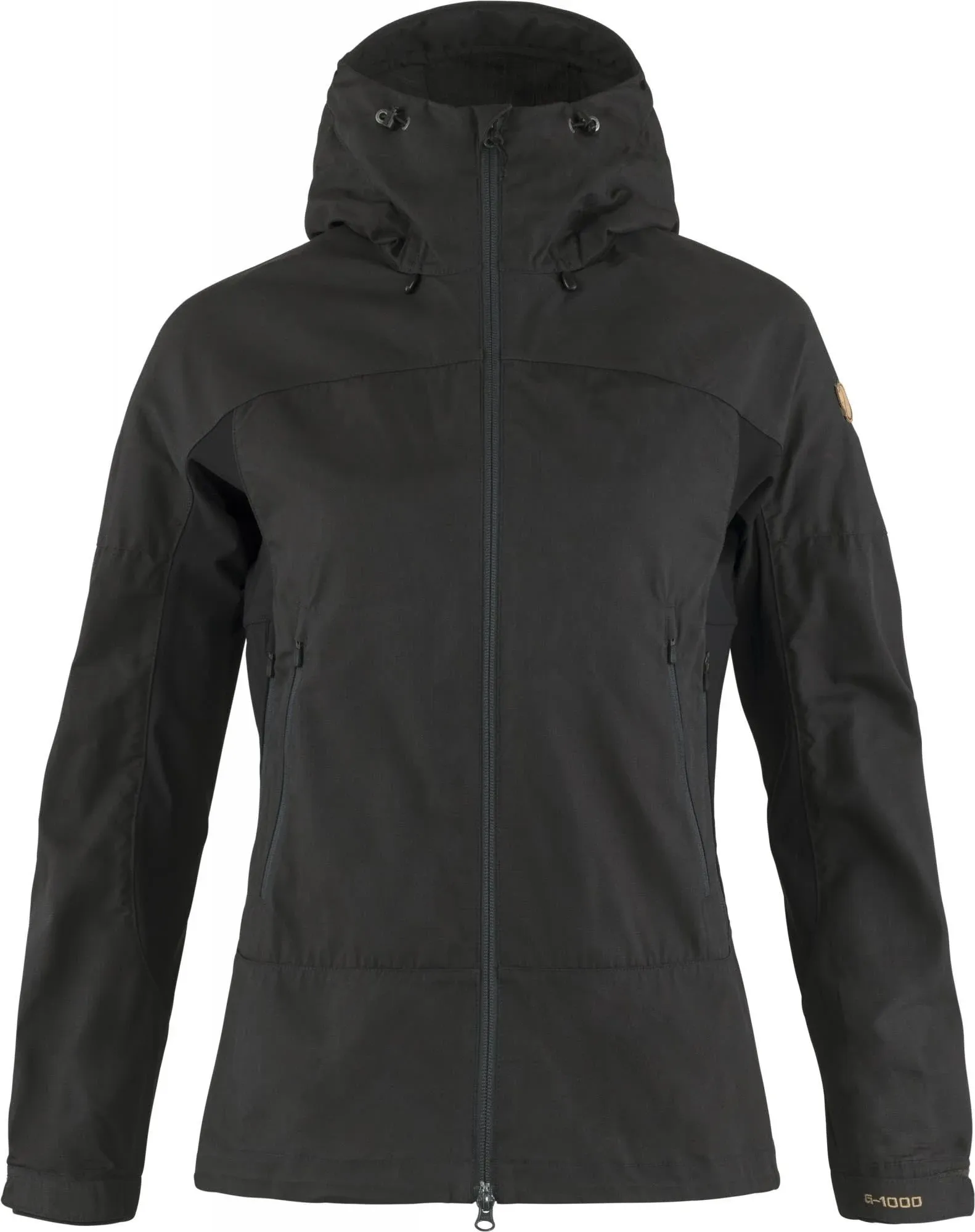 Fjallraven Women's Abisko Lite Trekking Jacket - Dark Grey-Black - XL