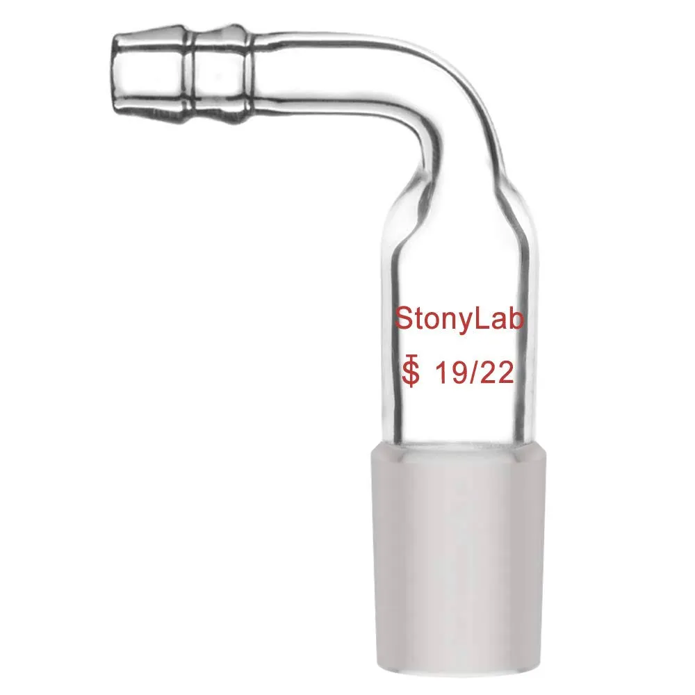 Bent Inlet Adapter, Borosilicate Glass Adapter - StonyLab