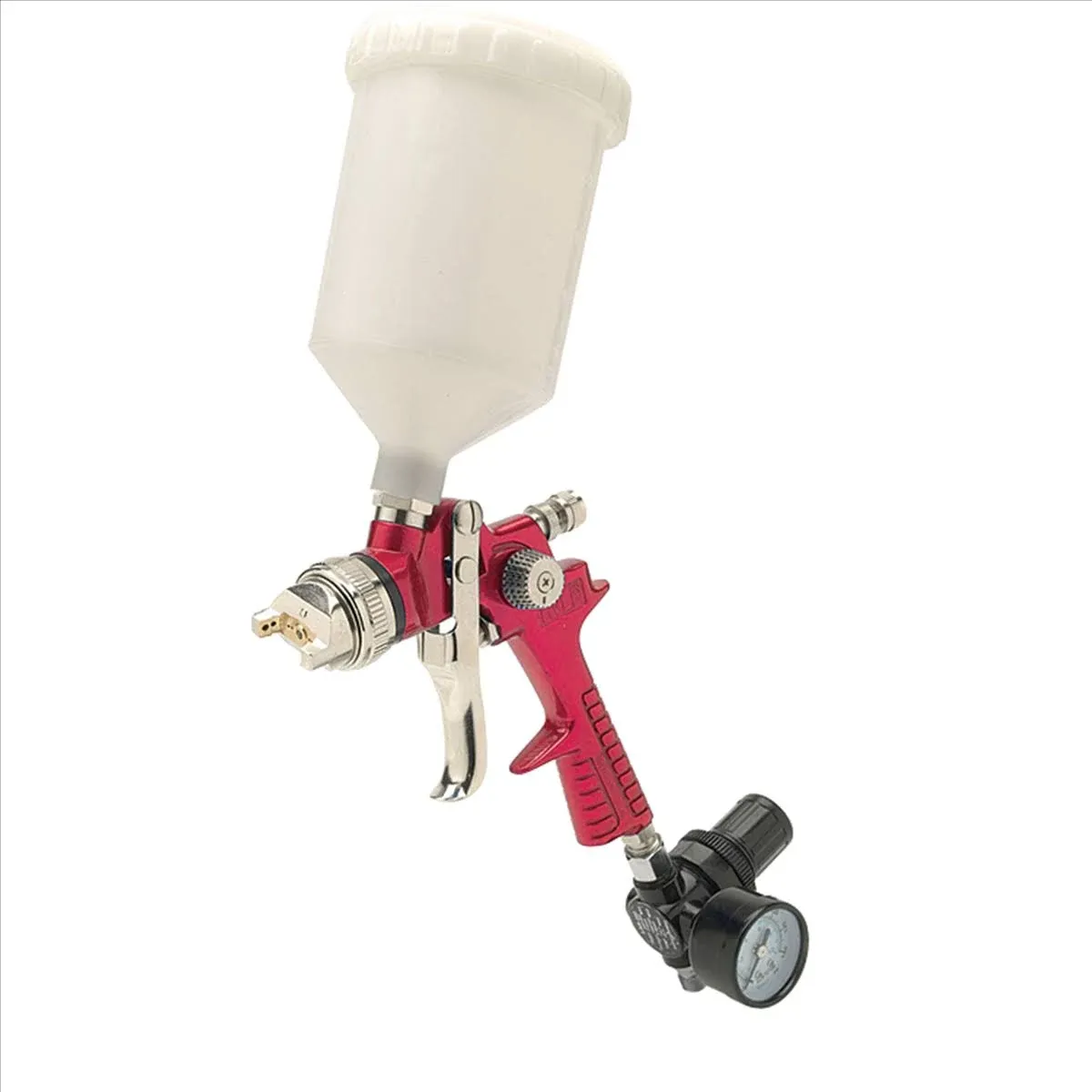 Titan HVLP Gravity Feed Spray Gun, 1.8mm Nozzel, Red