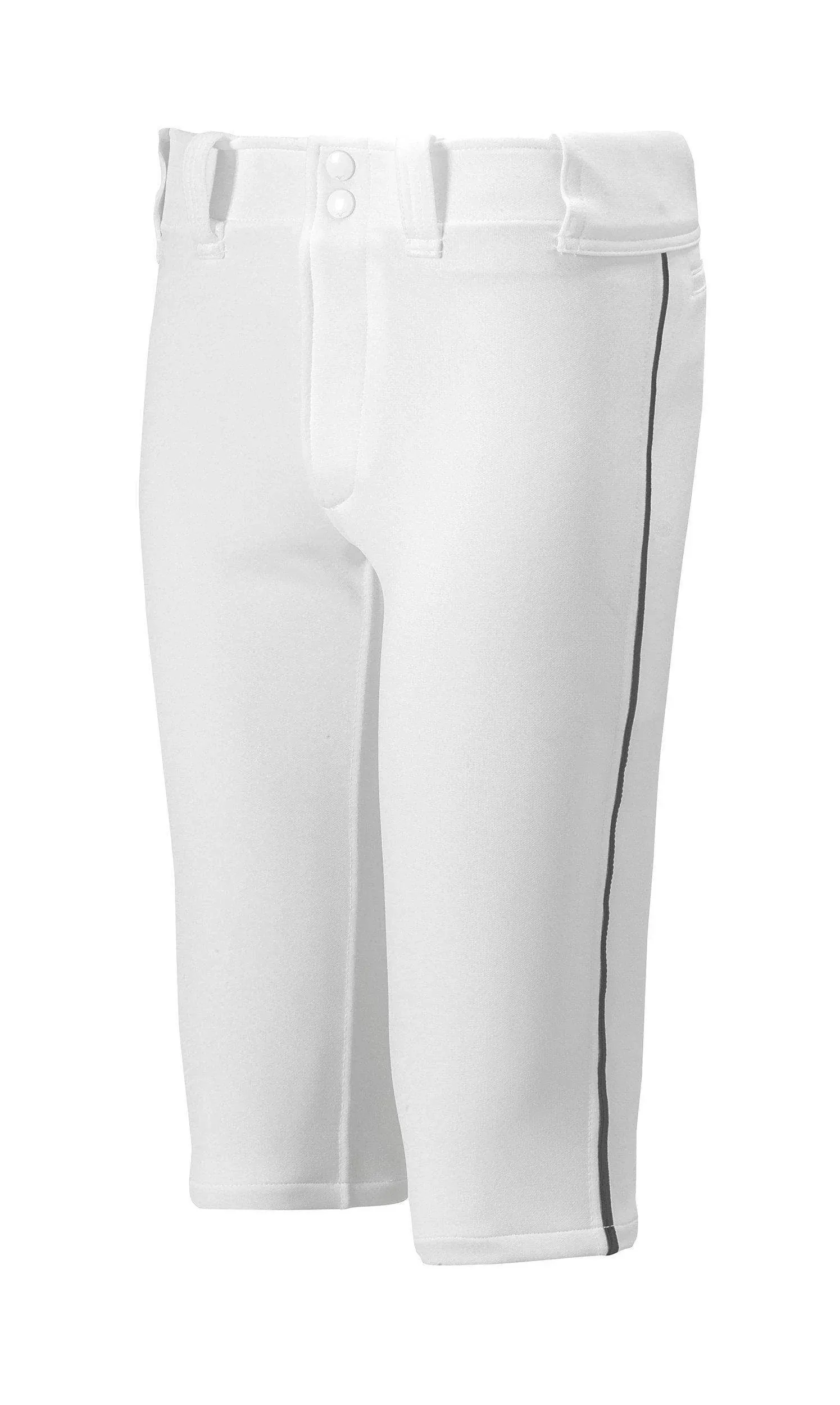 Mizuno Youth Select Short Pants Pipped - White Black