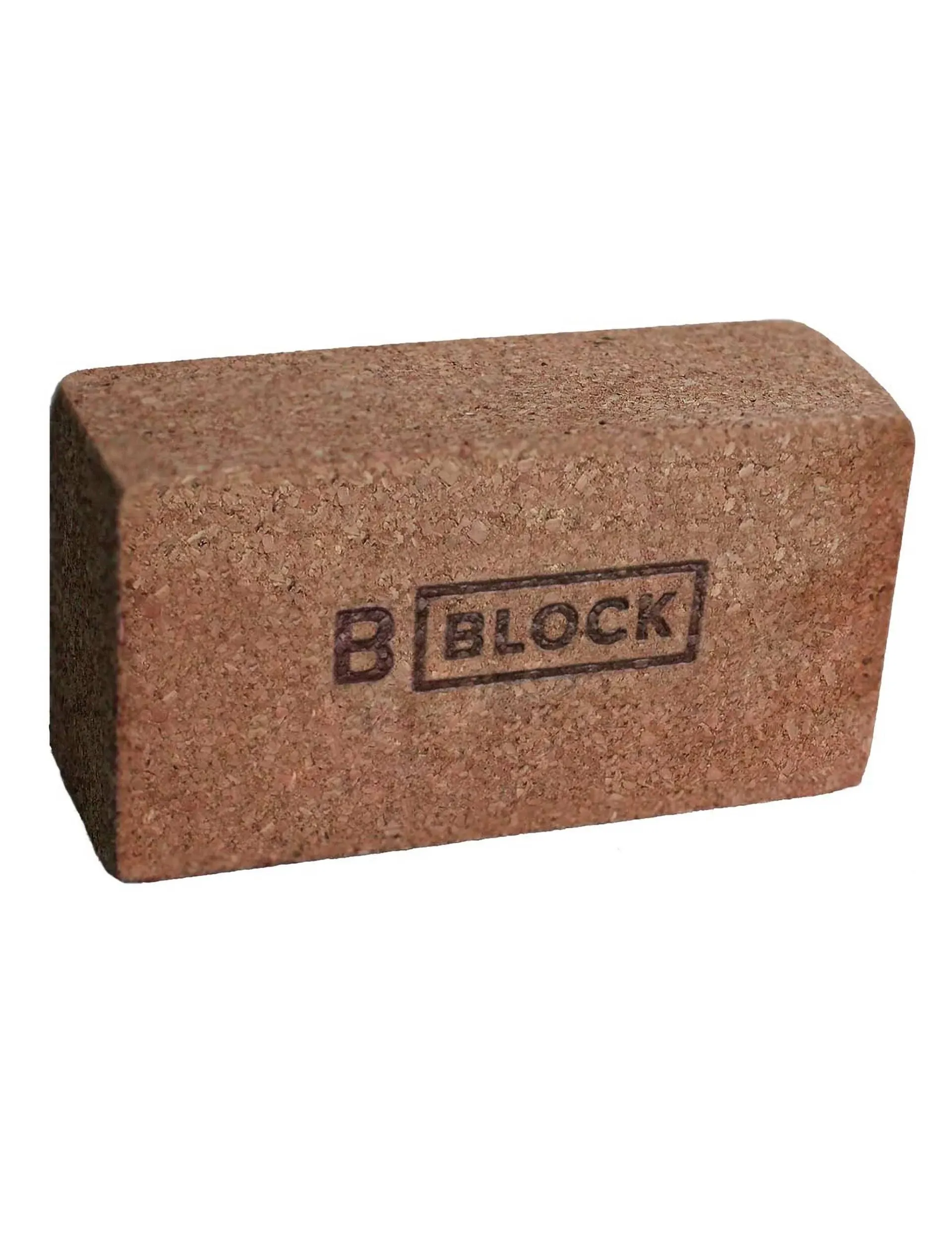 B Yoga Cork Yoga Block 3 Inch