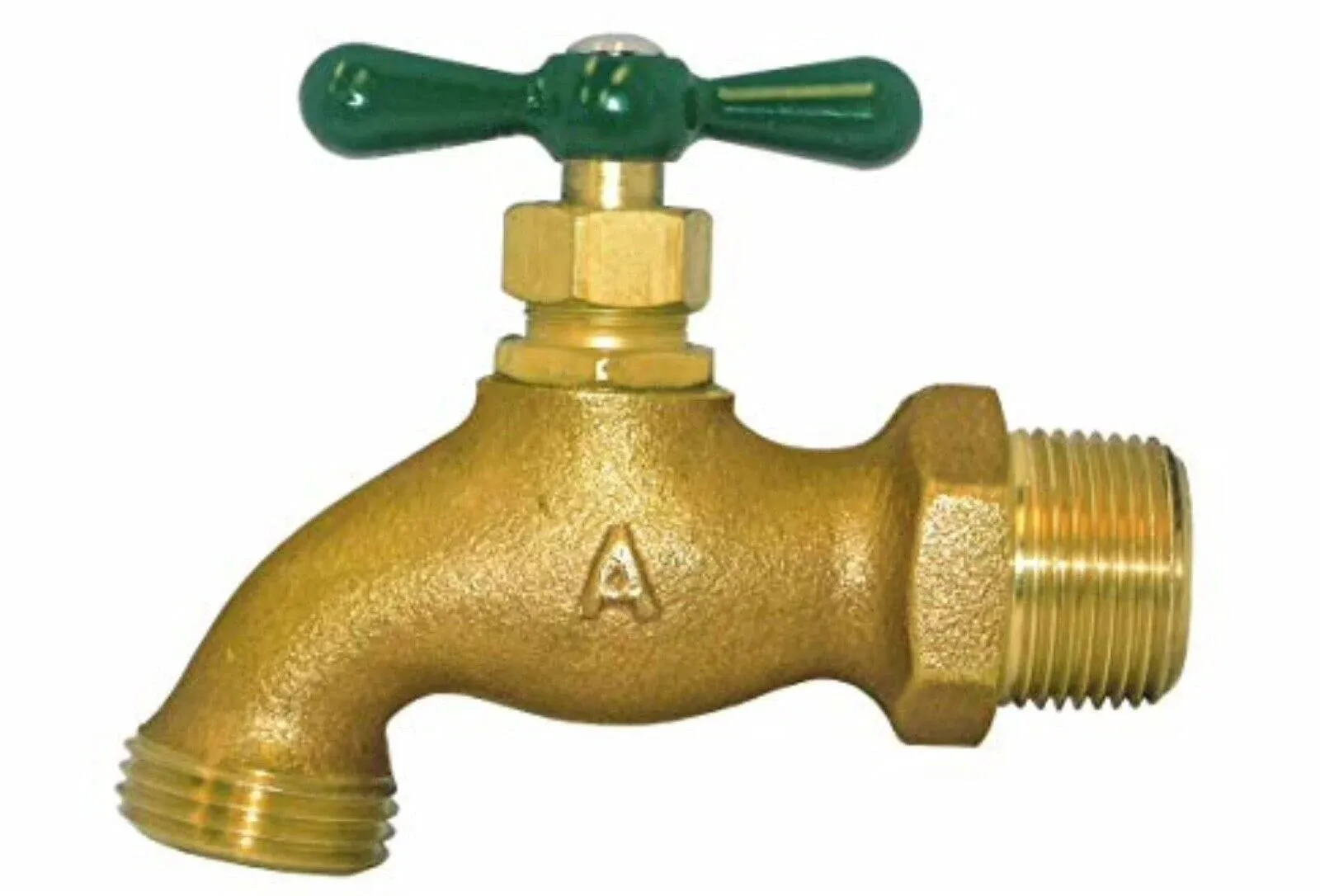 American Valve M71HD 1/2" Heavy Duty Pattern Brass Hose Bibb MIP