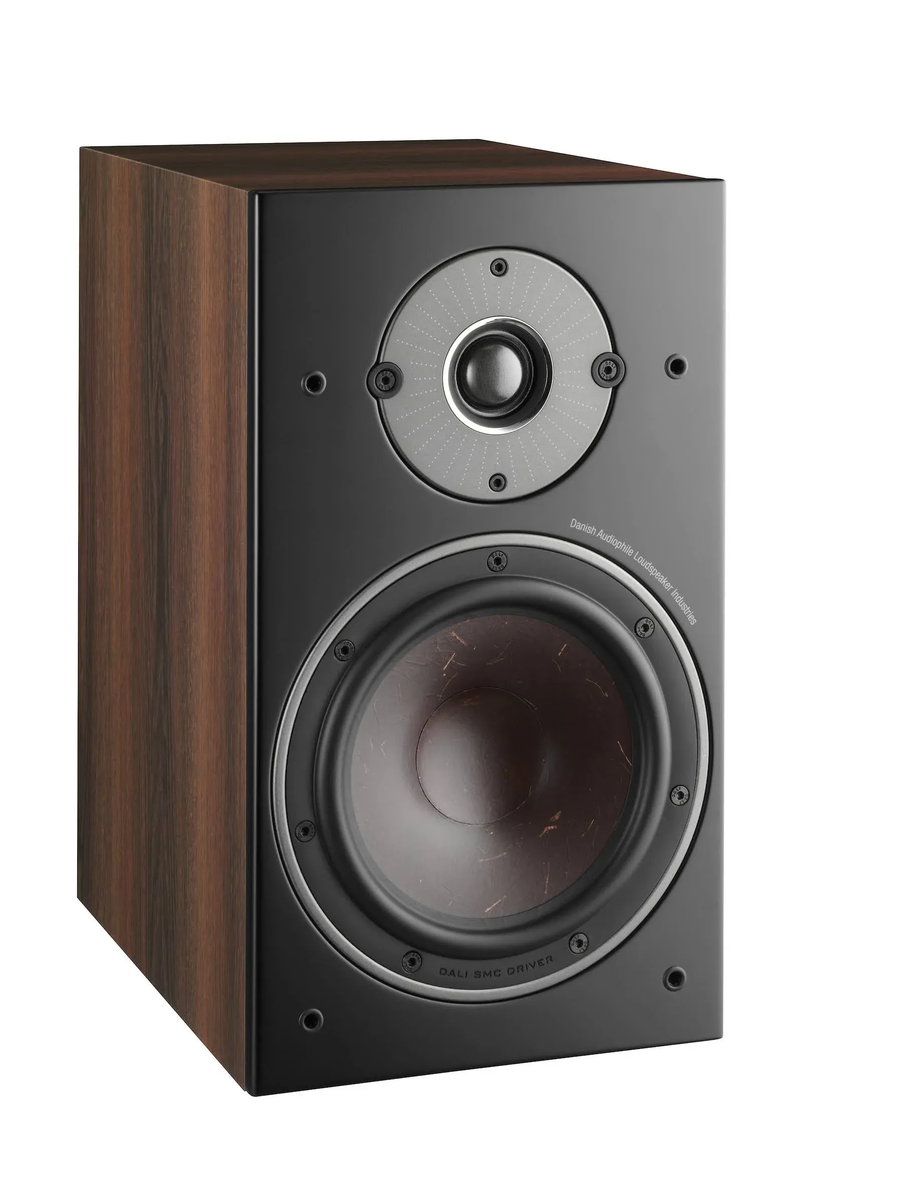 Dali - Oberon 3 Bookshelf Speakers - Pair - Dark Walnut