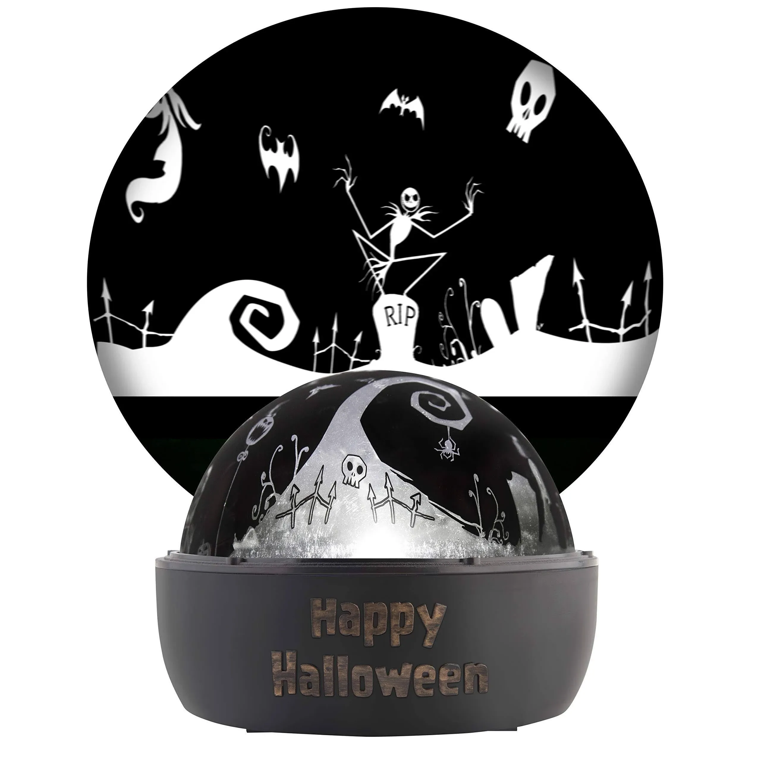 Nightmare Before Christmas LED ShadowLights Projector-Gemm<wbr/>y Disney Halloween