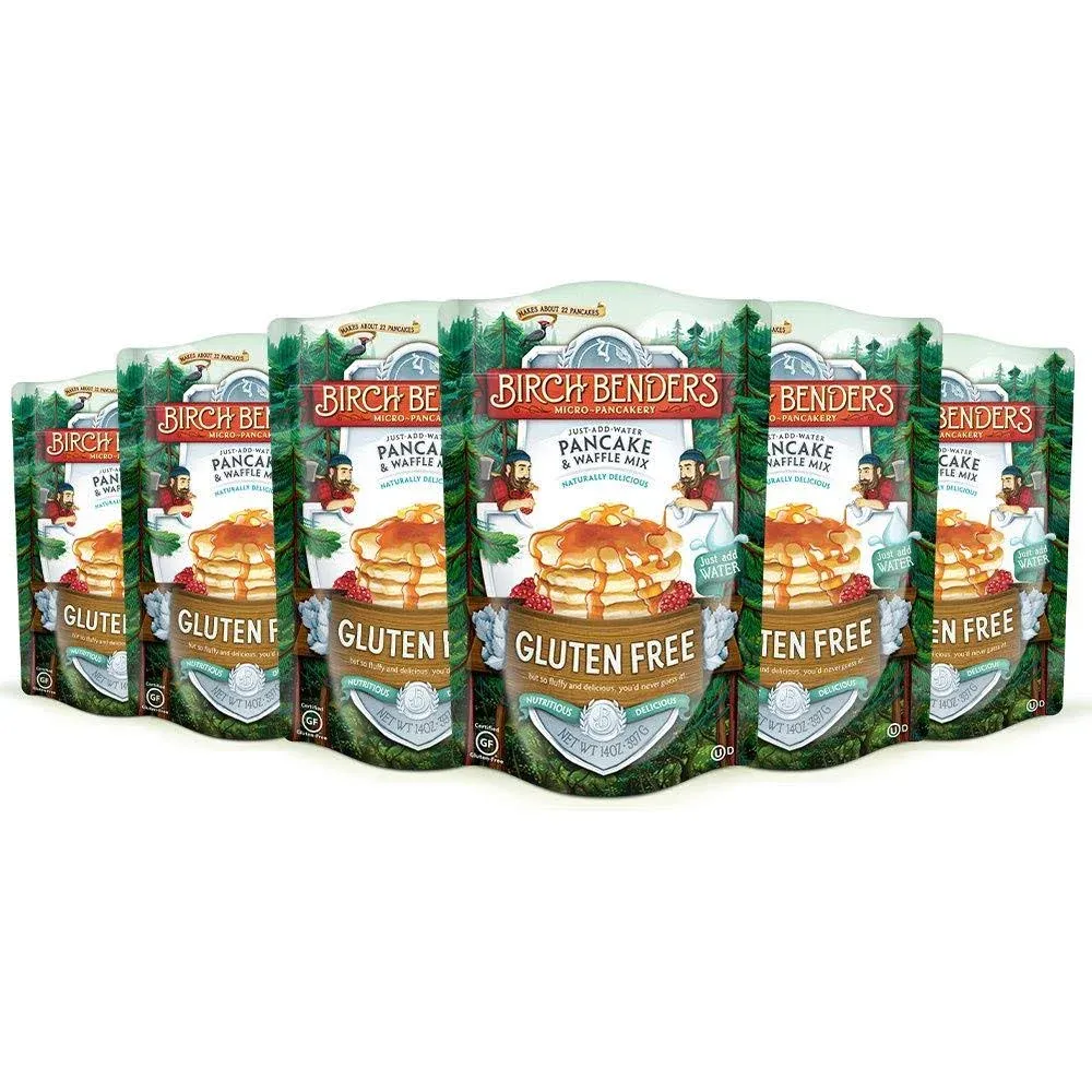 Birch Benders Keto Pancake & Waffle Mix (6-Pack, 10 Oz. Each)