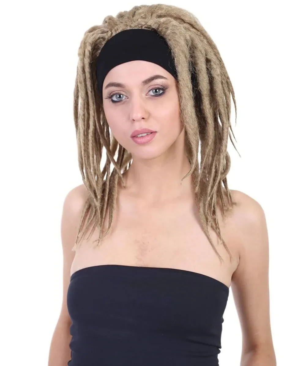 Adult Women&#039;s Deluxe Brown Dreadlocks Wig,HW-1522A