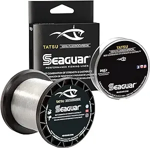 Seaguar Tatsu 100% Fluorocarbon Fishing Line, Multiple Sizes