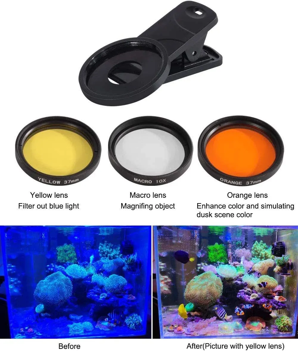 Coral Lens Filter Kits for Phone