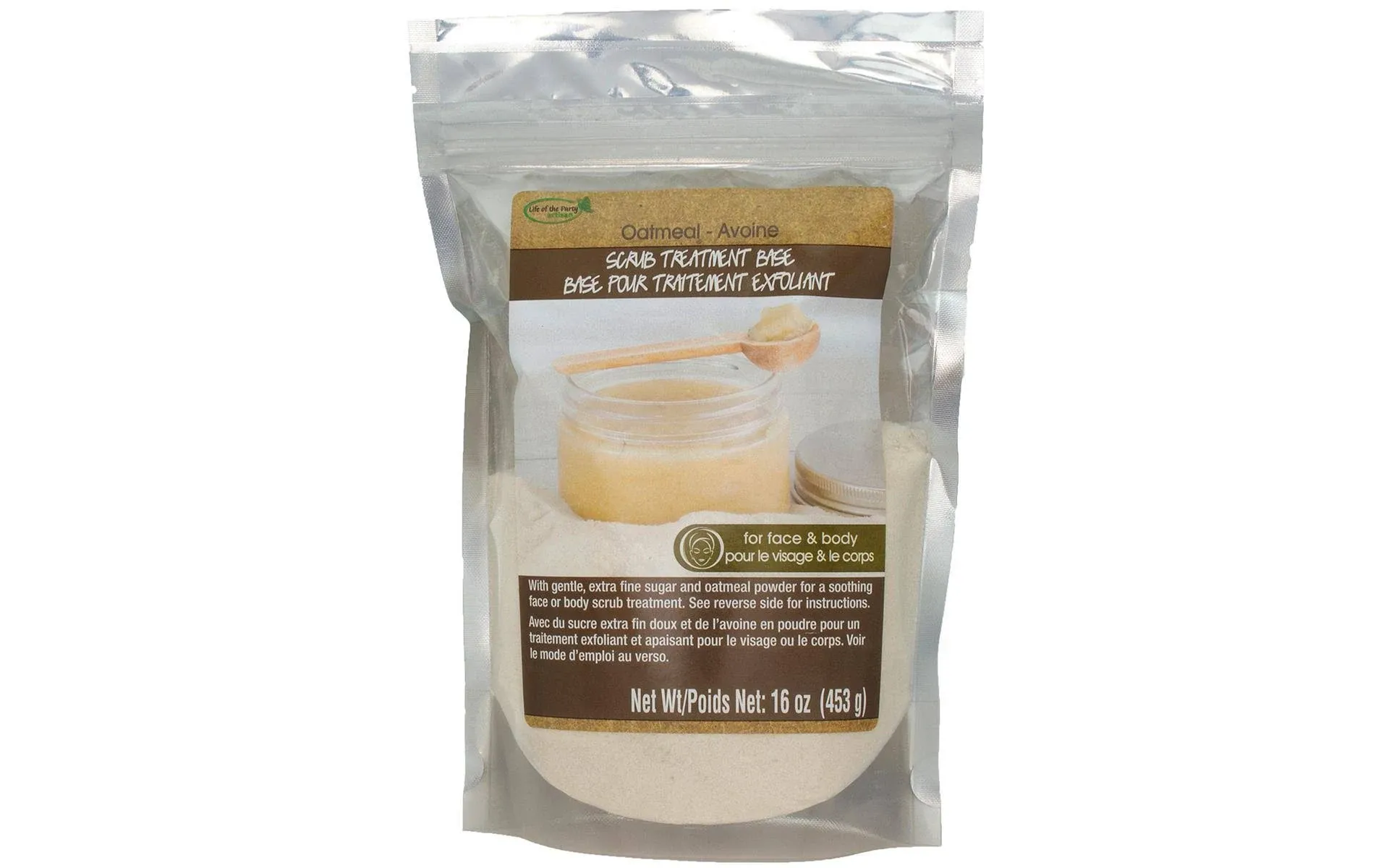 Life of The Party Scrub Base 16 oz. Oatmeal