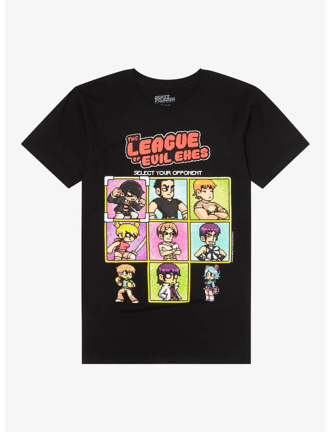 Scott Pilgrim Vs. The World The League Of Evil Exes T-Shirt