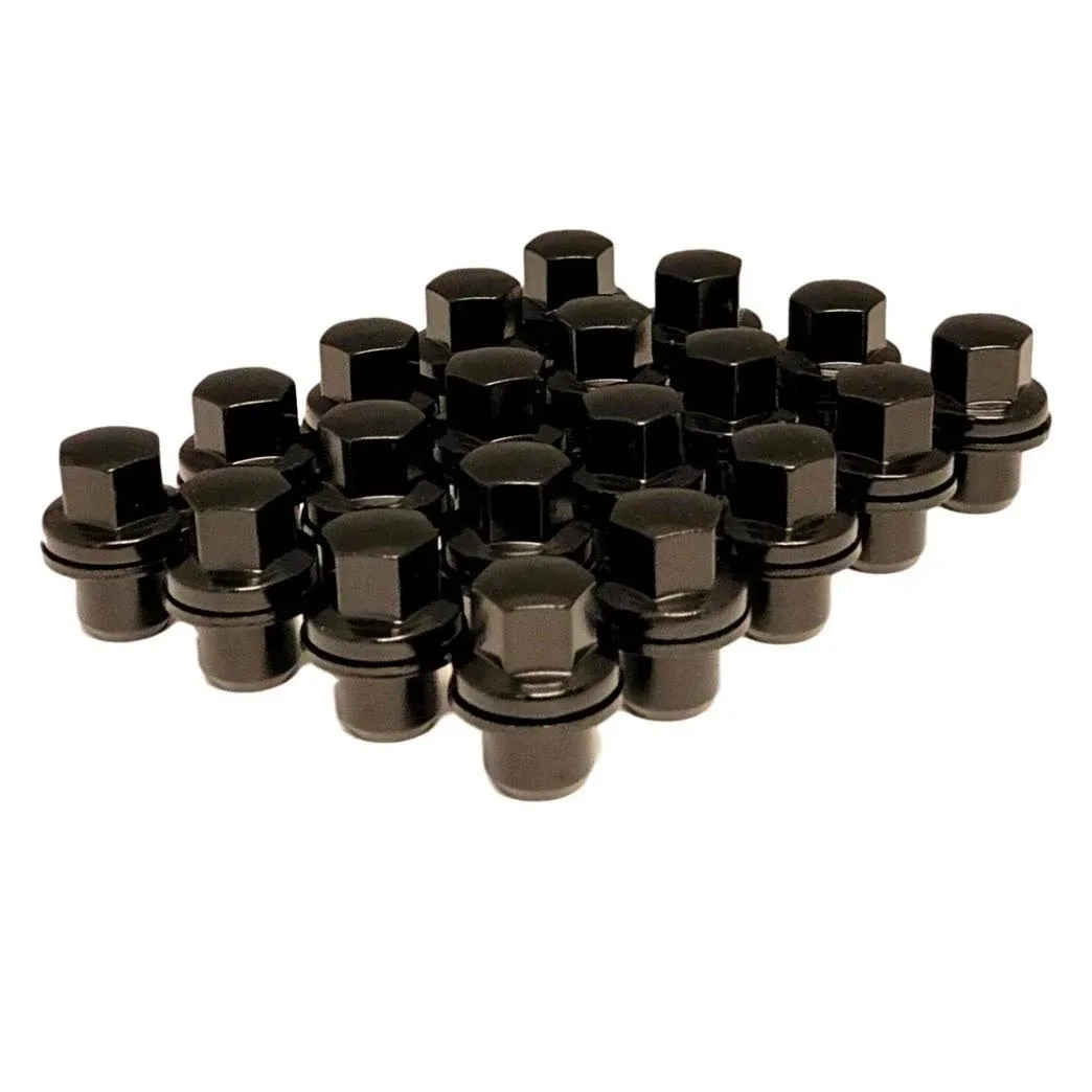 Set of 20 Eisen Performance Black OEM Factory Style Lug Nuts Compatible with Stock Wheels Land Range Rover HSE Sport LR3 LR4