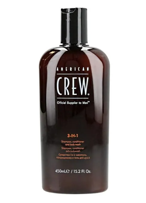 American Crew 3-In-1 Shampoo / Conditioner / Bodywash 15.2oz (Pack of 2)