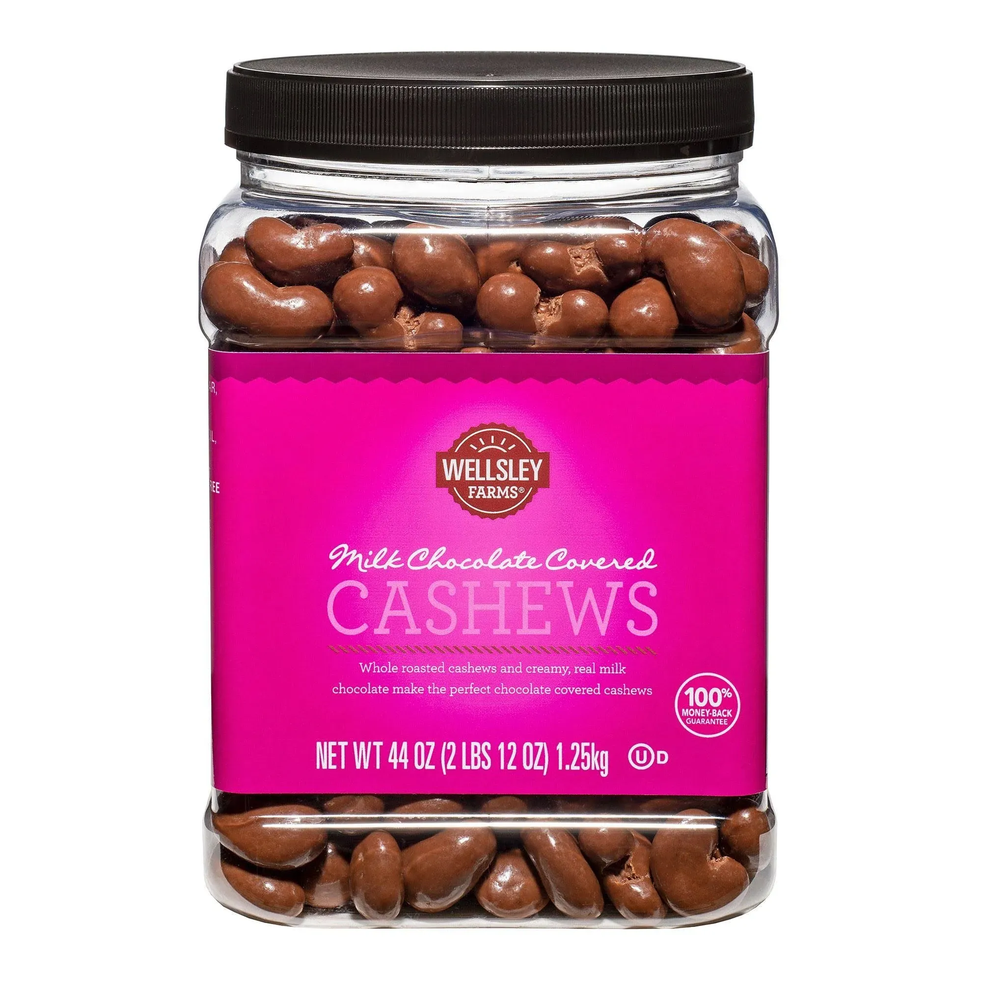 Wellsley Farms Milk Chocolate Covered Cashews 44 oz