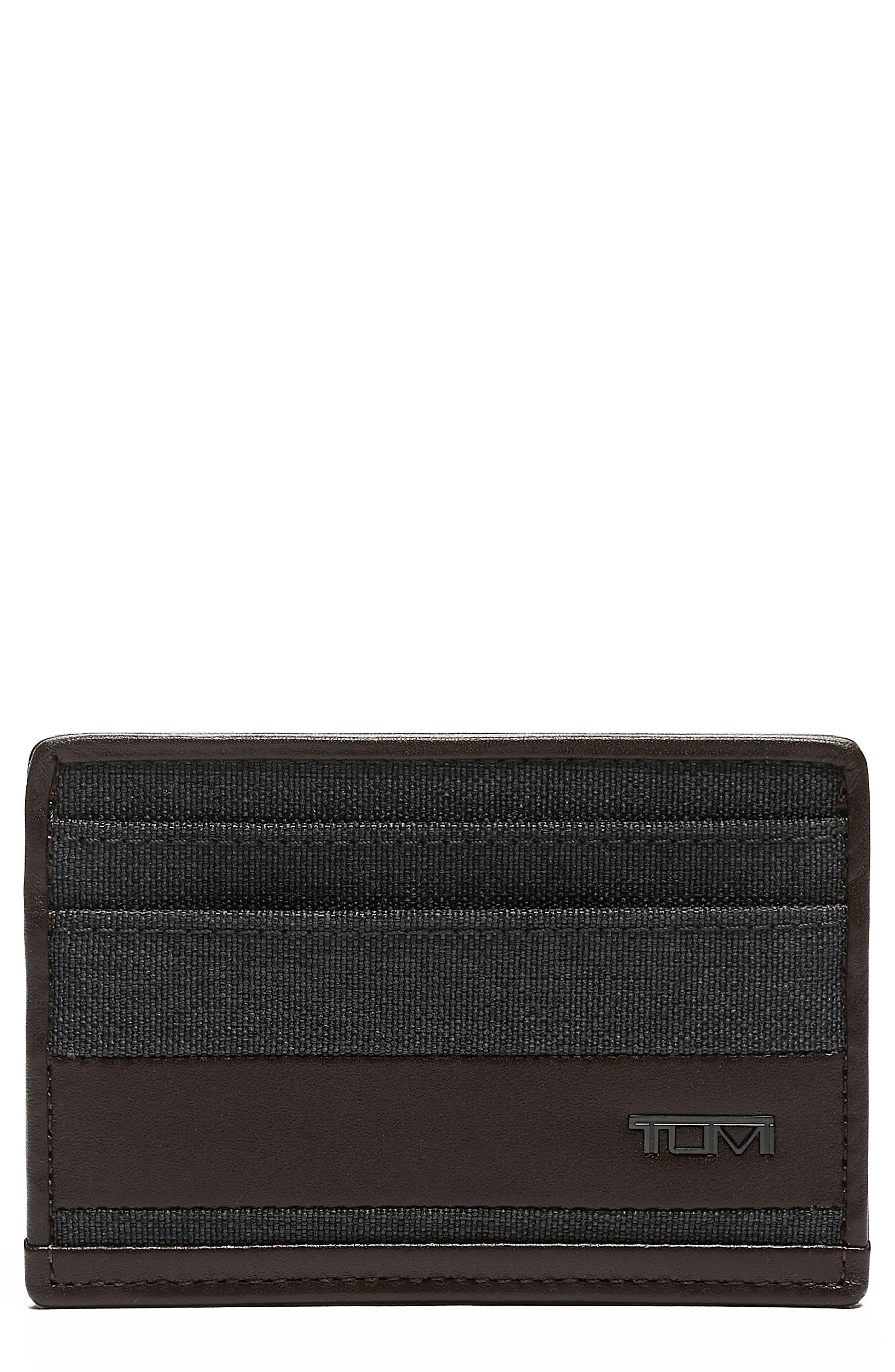 TUMI - Alpha Slim Card Case - Slim Billfold Wallet for Travel - Slip Pocket Wallet - Small Wallet - 2.8" X 4.1" X 0.2" - Black