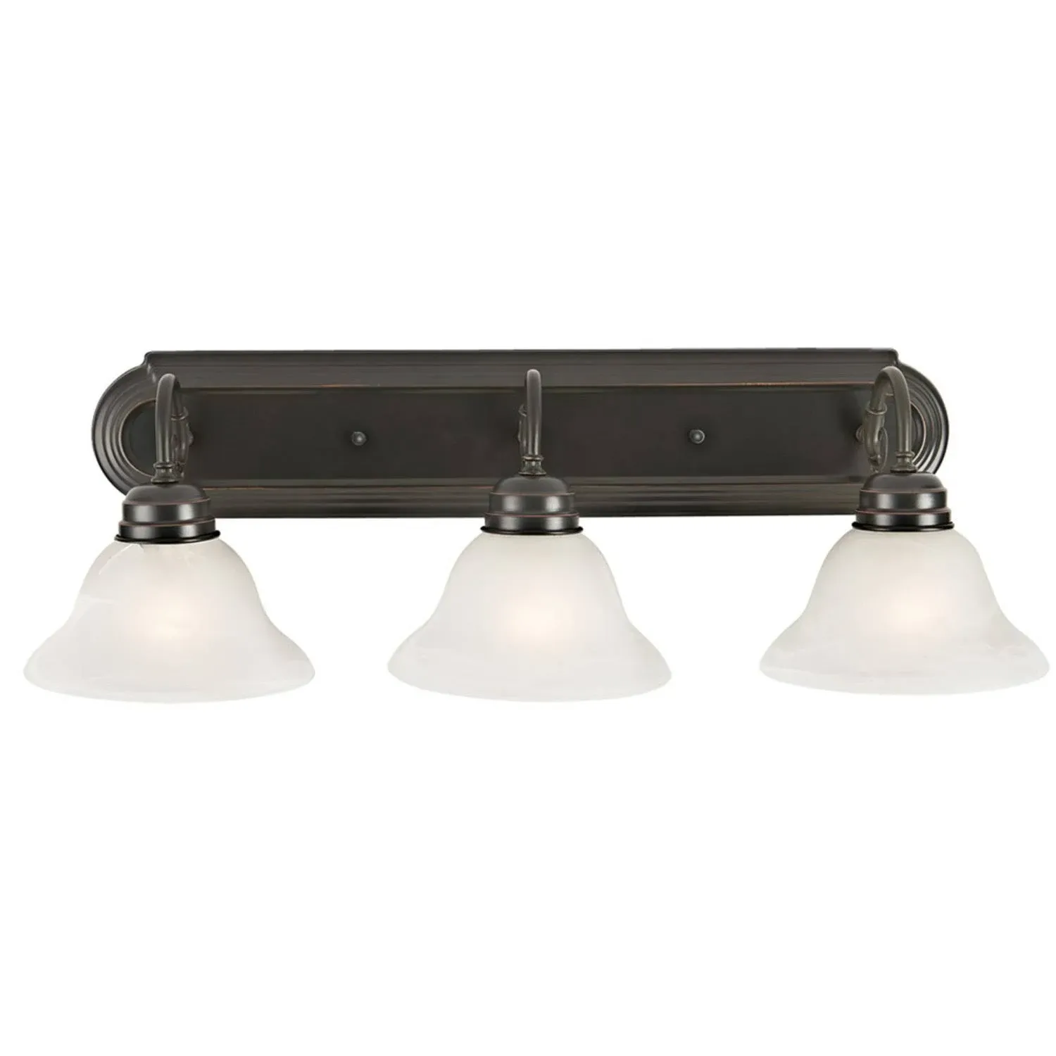 517615 Millbridge Traditional 3-Light Indoor Dimmable Bathroom Vanity Light w...