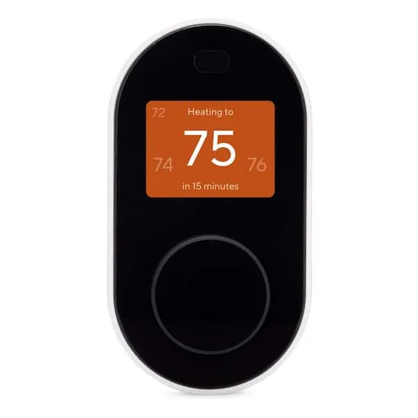 Wyze - Smart Programmable Thermostat with Alexa and Google Assistant - Black