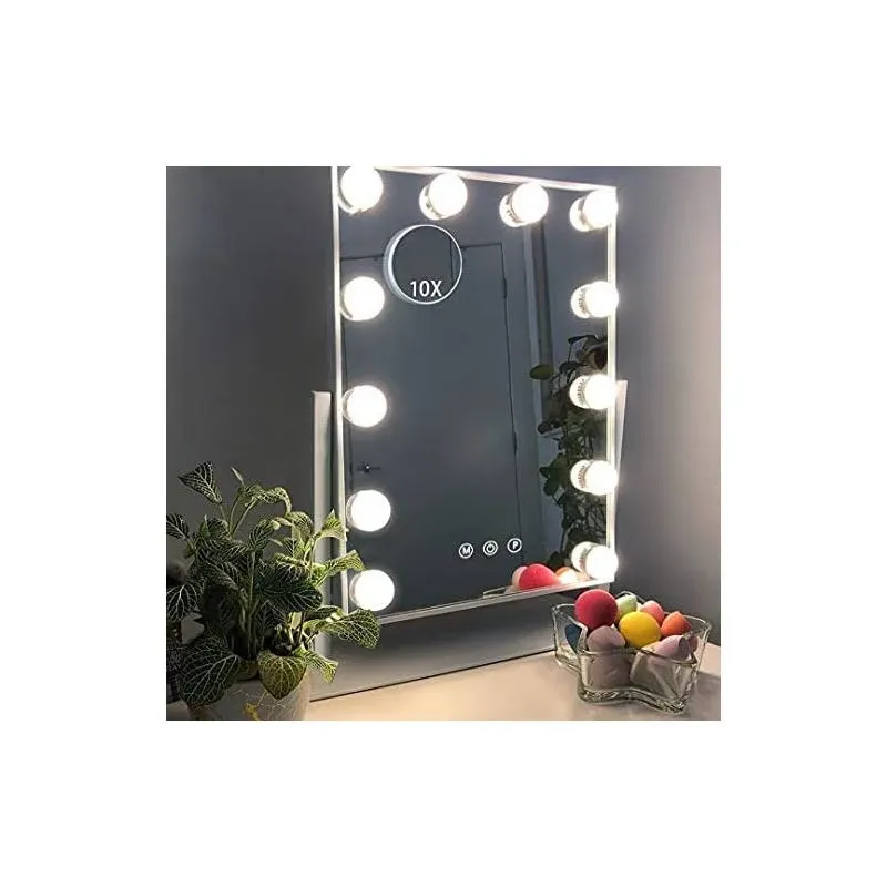 Hansong Large Hollywood Makeup Vanity Mirror with Lights Plug in Light Up Mirror