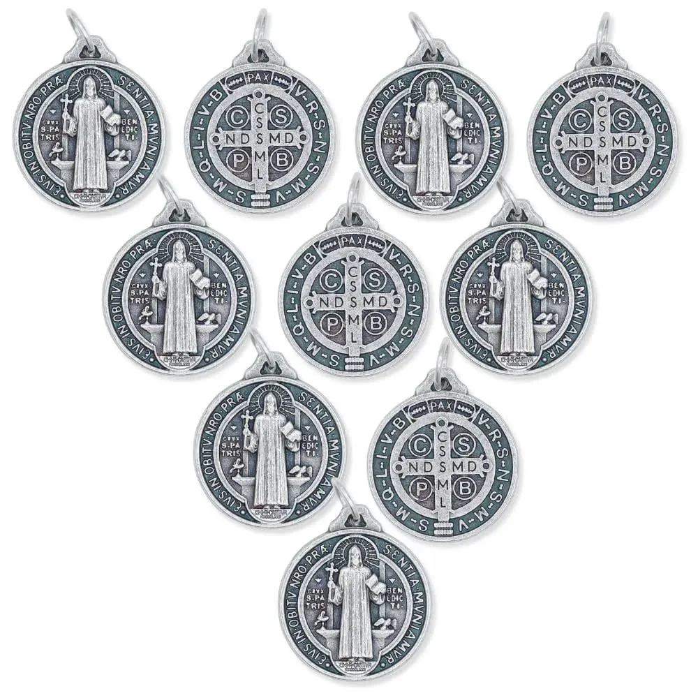 Caritas et Fides St. Benedict Medal Pendant