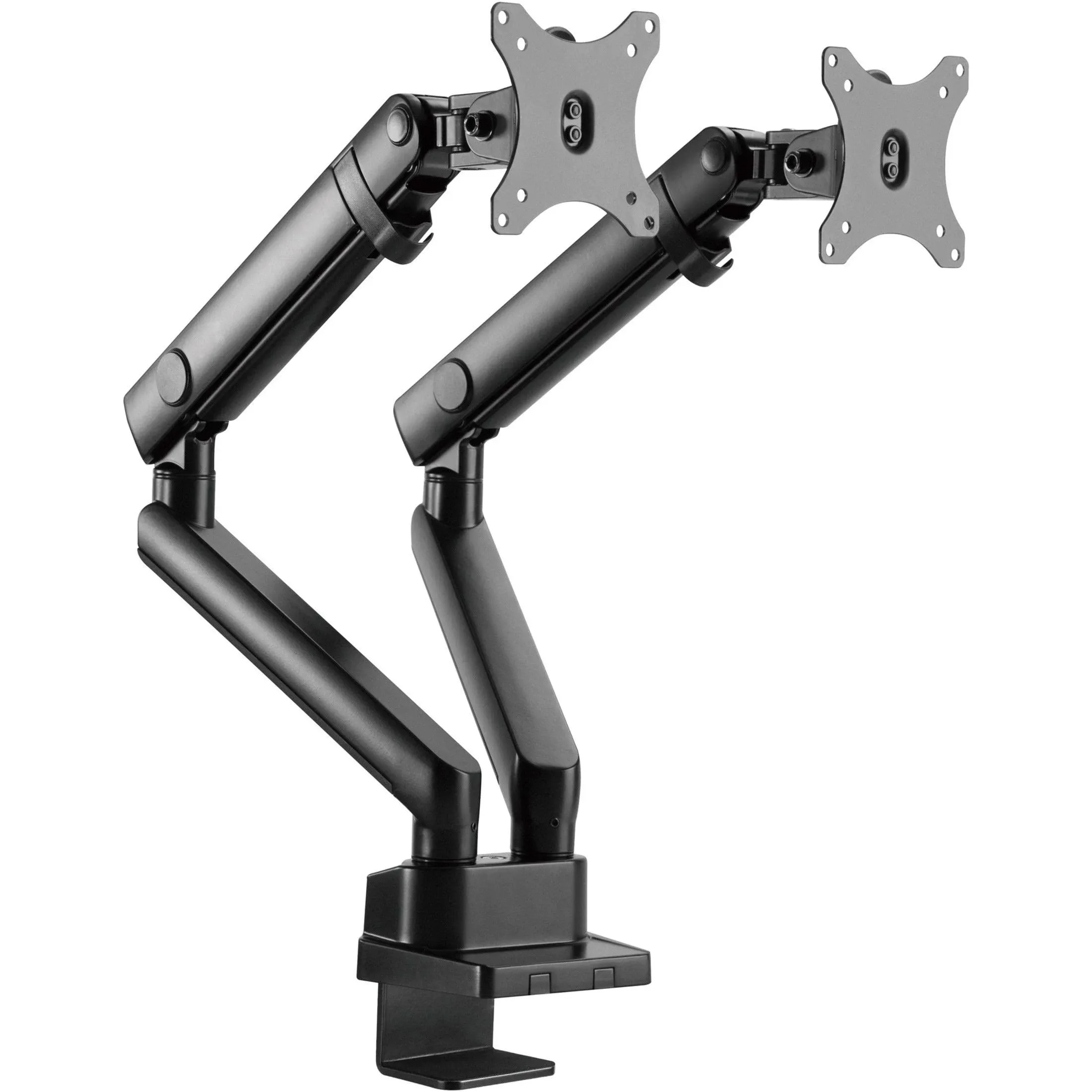 AMER Dual Monitor Desk Mount w/ Clamp & Grommet Base | Heavy Duty Dual Monitor Mount Holds VESA Screens up to 28" (HYDRA2)