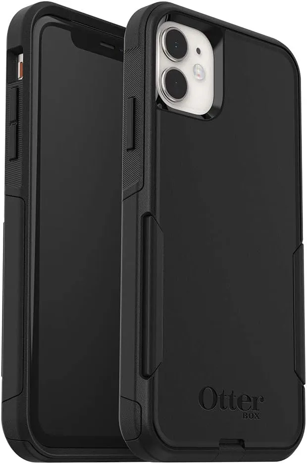 OtterBox iPhone 11 Commuter Series Case - BLACK, slim & tough, pocket-friendly, with port protection